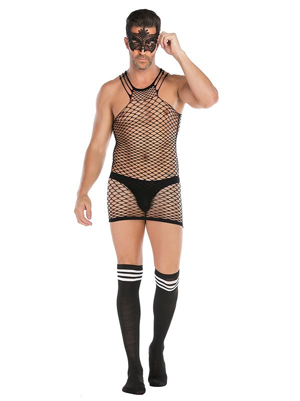 Men Sexy Fishnet Lingerie