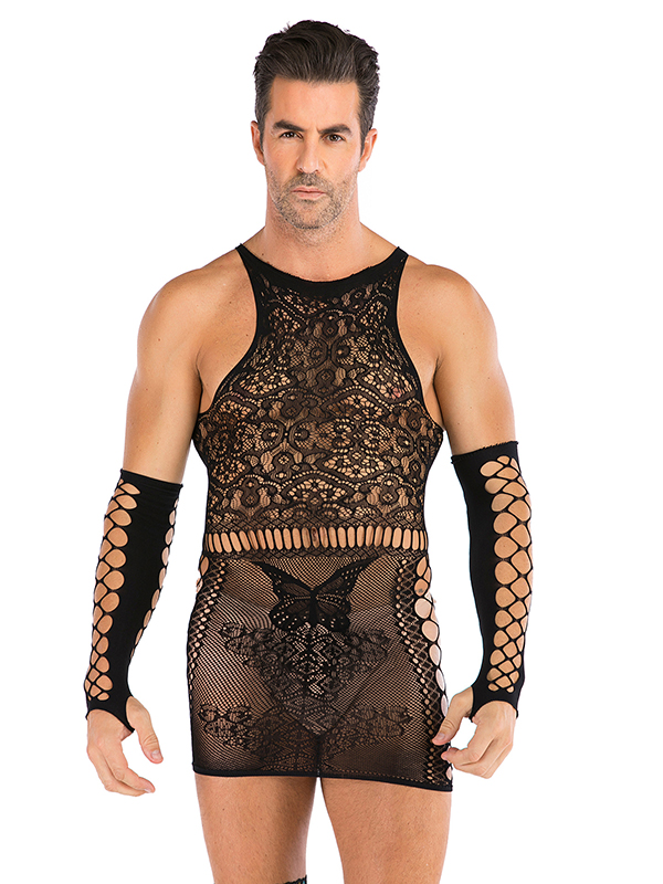 Men Sexy Fishnet Lingerie