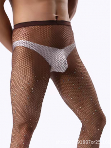 Men Sexy Fishnet Stocking Lingerie