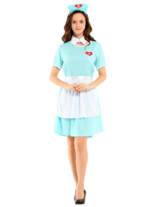 Women Nurse Halloween Costume  (including fancy dress, head-covering)