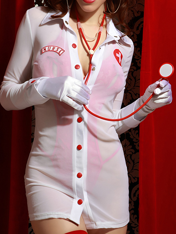 Women Sexy Nurse Halloween Costume
