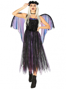Women Sexy Angle Halloween Costume Dress Fancy Dress (including fancy dress, wing)