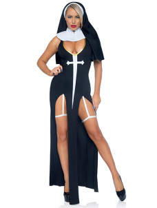 Women Sexy Nun Halloween Costume