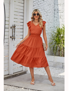 Women Short Sleeve Maxi Dress