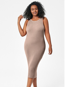 Plus Size Women Sexy Bodycon Maxi Dress