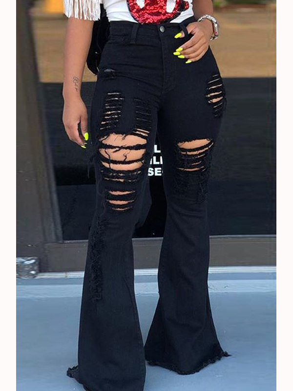 Women Sexy Long Denim Pant