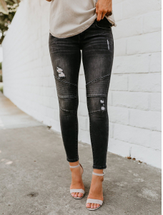 Women Sexy Long Denim Pant