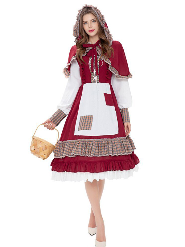 Women Little Red Riding Hood Halloween Costume (including fancy dress)