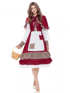Women Little Red Riding Hood Halloween Costume (including fancy dress)