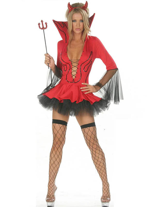 Halloween Carnival  Women Devil Fancy Dress