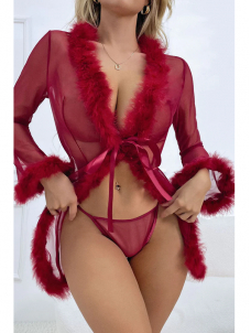 Women Sexy Valentines Gown Lingerie