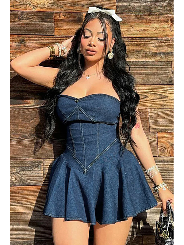 Women Sexy Mini Off Shoulder Dress