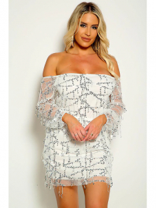 Women Sexy Mini Off Shoulder Dress