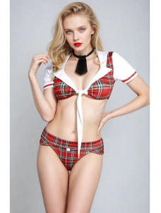 Women Sexy School Girl Costume Lingerie