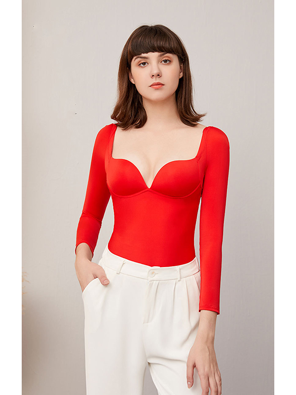 Women Sexy Long Sleeve Push Up Bra Lingerie
