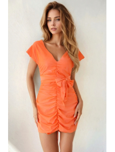 Fashion Style Sexy Summer Draped Mini Dress
