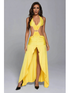 Yellow Fashion Dress