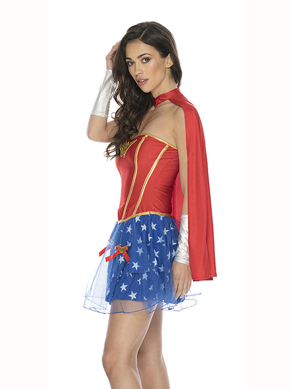 Sexy Supergirl Costume_Wonder Beauty lingerie dress Fashion Store